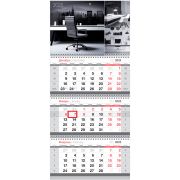 Календарь квартальный 3 бл. на 3 гр., 295*660 мм BG «Офис», с бегунком, 2025г