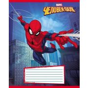Тетрадь 12 л клетка ЧЕЛОВЕК-ПАУК MARVEL мелованный картон