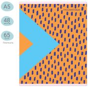 Тетрадь предметная 48л. MESHU «Bright splash» - Русский язык, матовая ламинация, выборочный УФ-лак