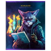 Тетрадь предметная 48л. BG «Мир будущего» - Химия, металлизированный картон