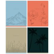 Тетрадь 48л., А5, клетка BG «Monocolor. Serenity», выб. лак