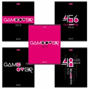 Тетрадь А5 48 л. HATBER скоба, клетка, обложка картон, «Game over» (5 видов в спайке)