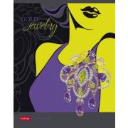 Тетрадь «Gold jewelry», А5, 48 листов, клетка Hatber, цвет в ассортименте