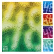 Тетрадь А5, 48 листов, клетка, поля, ассорти 5 видов Hatber ColorPaper