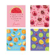 Тетрадь 48л., А5, клетка ArtSpace «Фрукты. Juicy fruits», эконом