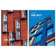Тетрадь 80л., А4, клетка на гребне ArtSpace «Архитектура. Art object», глянцевый УФ-лак