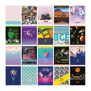 Тетрадь 96л., А5, клетка BG «Super Mix-20», 20 дизайнов, эконом