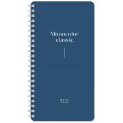 Телефонная книга А5, 80л., на гребне OfficeSpace «Моноколор. Dark azure», с высечкой