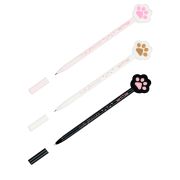 Ручка шариковая MESHU «Cute Paws» синяя, 0,5мм, корпус ассорти