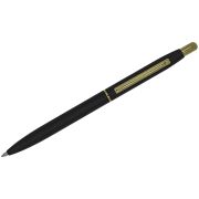 Ручка шариковая Luxor «Sterling» синяя, 1,0мм, корпус черный/золото, кнопочный механизм