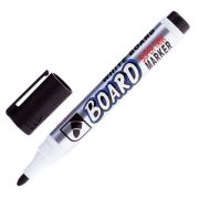 Маркер стираемый для белой доски ЧЕРНЫЙ, CROWN «Multi Board», 3 мм, с клипом, CBM-1000
