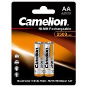 Аккумулятор Camelion R6 2500mAh Ni-MH (кратно блистеру 2 шт., цена за 1 шт) Китай