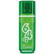 USB флеш-диск 64 Gb Smart Buy glossy series Green