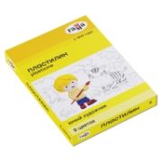 Пластилин Гамма «Юный художник» NEW, 08 цветов, 112г, со стеком, картон. упаковка