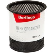 Подставка-стакан Berlingo «Steel&Style», металлическая, круглая, черная