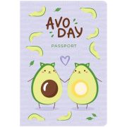 Обложка для паспорта MESHU «AvoDay», ПВХ, 2 кармана