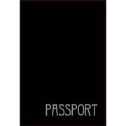 Обложка для паспорта passport , черная