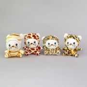 Мягкая игрушка - Брелок Тигренок в костюме 10 см