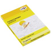 Пластилин Гамма «Юный художник» NEW, 16 цветов, 224г, со стеком, картон. упаковка