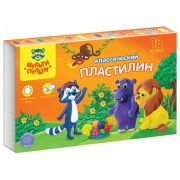 Пластилин Мульти-Пульти Приключения Енота классический 18 цветов