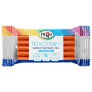 Пластилин Гамма «Классический», оранжевый, 50г
