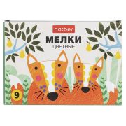 Мелки Hatber Нарисуй-ка! 9 цв. в картонной коробке