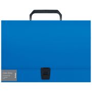 Папка-портфель 1 отделение Berlingo «Color Zone» А4, 330*230*35мм, 1000мкм, синяя
