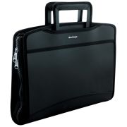 Папка-портфель 8 отделений Berlingo «Silk Touch», А4, 380*280*45мм, 700мкм, черная