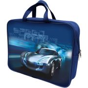 ПАПКА-ПОРТФЕЛЬ LAMARK SPEED RACER, A4, 1 ОТДЕЛЕНИЕ, 36Х27Х7 СМ, НА МОЛНИИ, С РУЧКАМИ, ПЕЧАТЬ ПО ТКАНИ С ОДНОЙ СТОРОНЫ