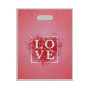 Полиэтиленовый пакет Love - 31 х 40 см.