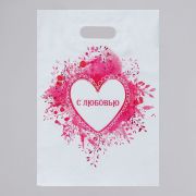 пакет полиэтиленовый с вырубной усиленной ручкой 31х40 см, 60 мкм 84