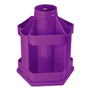 Настольная подставка СТАММ «Maxi Desk», пластиковая, вращающаяся, фиолетовая Violet