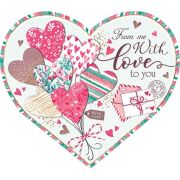 Открытка From me with love to you