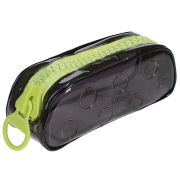 Пенал Hatber 20.5х7х8см на молнии ZIPPER -Black&Yellow- ПВХ в индив.упак.