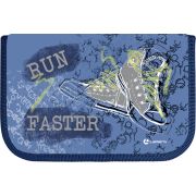 Пенал Lamark SMART BLOCKS «Run Faster» на 1 отд., с 2 блоками внутри (три секции на 38 предм.), 140х210х40 мм, ткань Премиум