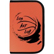 *Пенал Lamark SMART Content «Basketball», 1 отд., на 36 предм., 140х210х40 мм, с косметичкой и карманом для смартфона внутри
