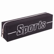 Пенал BRAUBERG, 1 отделение, полиэстер, «Sport», черный, 19х4х6 см