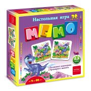 ИГРА Настольная МЕМО 36 карточек-Динопарк-
