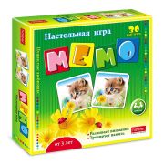 ИГРА Настольная МЕМО 36 карточек-Пушистые любимцы-