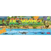 ИГРА Настольная ДОМИНО 28 карточек -Эра динозавров-