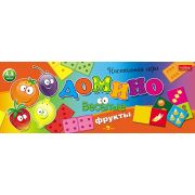 ИГРА Настольная ДОМИНО 28 карточек -Веселые фрукты-