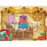 ИГРА Ходилка Настольная А2ф 500х700мм с кубиком и фишками -Пиратский корабль- в подарочн. коробочке