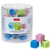 Ластик Hatber Lucky dots в пласт.тубе