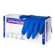 Перчатки рез. S (голубые) Dermagrip (1 кор*25 пар) цена за пару
