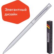 Ручка подарочная шариковая BRAUBERG «Delicate Silver», корпус серебристый, узел 1 мм, линия письма 0,7 мм, синяя