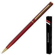 Ручка подарочная шариковая BRAUBERG «Slim Burgundy», корпус бордо, узел 1 мм, линия письма 0,7 мм, синяя
