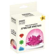 Набор для выращивания кристаллов ТРИ СОВЫ «Лучистый», малиновый