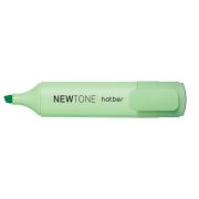 Текстовыделитель Hatber NEWtone PASTEL клиновидный пишущий узел Мятный 12шт. в картонной Дисплей-вит