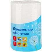 Полотенца бумажные в рулоне OfficeClean «XXL», 2-слойное, 35м/рул., тиснение, белые, 1шт.