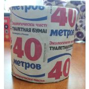 Бумага туалетная 40м б/вт сер (100) Хабаровск-тара